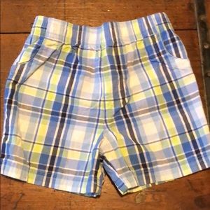 Plaid shorts